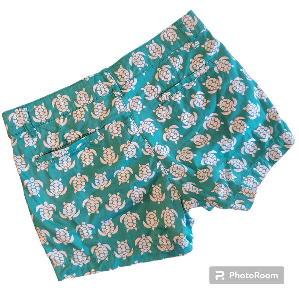 Tori Richard Honolulu honu turtle delight Sadie shorts 4 - Picture 2 of 8